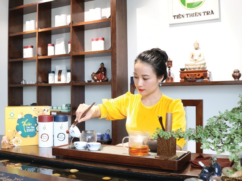 Lắp camera cho quán trà đạo Tiên Thiên Trà Shan Tuyết cổ thụ cao cấp